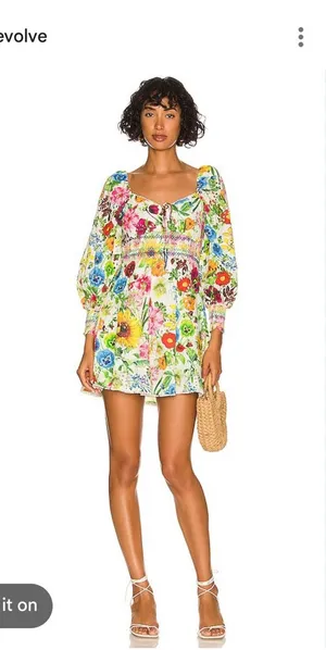 Alice + Olivia Floral Mini Dress thumbnail 1