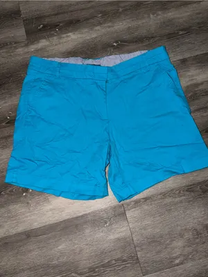 Women’s Land N Sea Casual Stretch Shorts - Bright Teal - size 10 thumbnail 2
