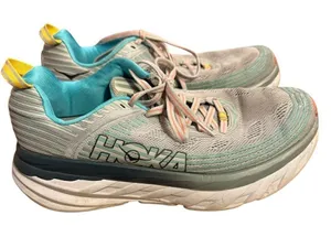 Hoka One One Womens Bondi 6 1019270 VBWI Gray‎ Running Shoes Sneakers Size 7.5 thumbnail 1