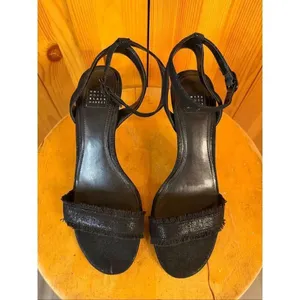White House Black Market sandals strappy open toe adjustable ankle Size 6.5M thumbnail 8