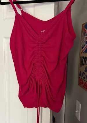 Torrid Super Soft Rib Knit Cinch-Front Cami - Size 1 (1X) thumbnail 1