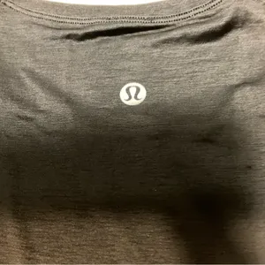 Lululemon Open Up Tie Back Tee Black Women Sz S/M thumbnail 10