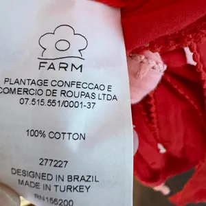 FARM Rio Pink & Red Colorblock Wrap Blouse | XS thumbnail 4