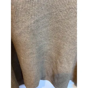 M.M. LaFleur Sophie 100% Cashmere Sweater XL Deep Flax Knit V-Neck Bell Sleeve thumbnail 7