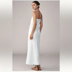 Anthropologie The Tilda Linen Blend Slip Dress thumbnail 2