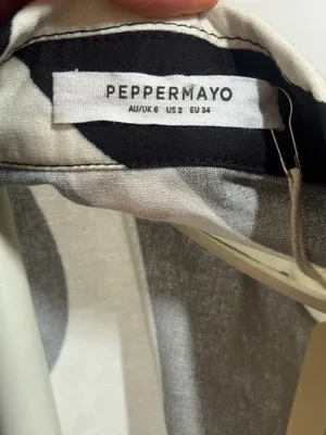 Peppermayo Black and White Swirl Shirt thumbnail 2