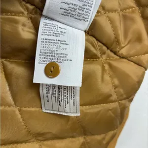 H&M Divided Small Faux Fur Shearling lined‎ Hooded Parka Coat Light Brown thumbnail 14