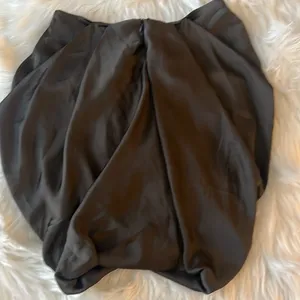 Revolve Line & Dot olive silk tulip skirt NWT thumbnail 6