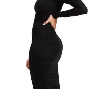 Good American Black Long Sleeve Dress Size 1‎ thumbnail 2