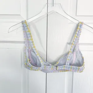 GB Gianni Bini Crush Pastel Gingham Seersucker Balconette Bikini Top Coquette thumbnail 5