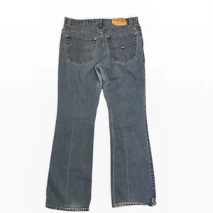Polo Jeans Co Ralph Lauren Blue Low Rise Flare Jeans‎ Size 12 32x30 Western Y2K thumbnail 2