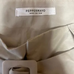 Peppermayo Mooncharged Women's Beige Pleated Belted Casual Mini A-Line Skirt 4 thumbnail 4