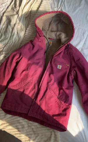 burgundy vintage carhartt jacket thumbnail 1