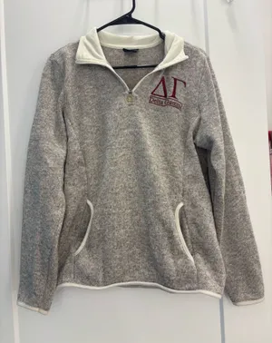 Delta Gamma DG Embroidered Quarter Zip thumbnail 1