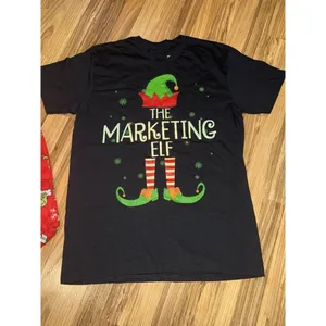 Dr. Seuss Grinch Christmas Pajamas‎ Men's Large The Marketing Elf T-shirt thumbnail 3