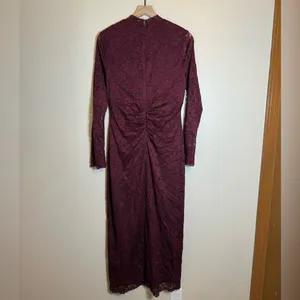 By Anthropologie‎ Mock-Neck Fitted Lace Dress thumbnail 5