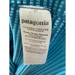 Patagonia Capilene Thermal Weight Polartec Power Grid 1/4 Zip Blue‎ Womens XL thumbnail 5