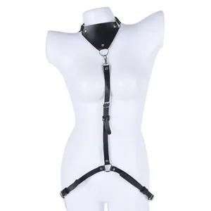 Harness Bondage Black Sexy O Ring Punk Goth New thumbnail 3