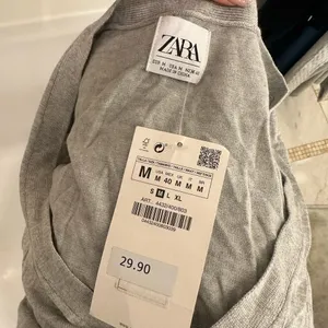 ZARA *NWT*  Gray Button-Down Cardigan thumbnail 3