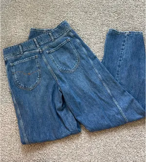 Free people aster high rise straight jeans thumbnail 4