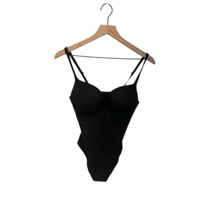 Skims Ultimate Body Thong Bodysuit M onyx New with tags thumbnail 6