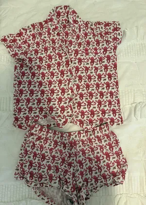 Roller Rabbit Pajamas Pink Monkey thumbnail 1