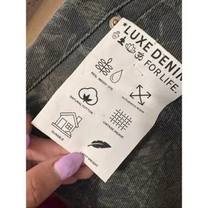 Refrain Los Angeles Printed Wide Leg Denim Pants Women’s Size 1/25 thumbnail 4