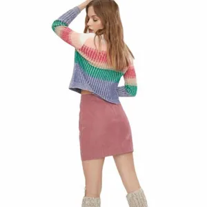 Free People Vegan Suede‎ Modern Femme Mini Skirt in Pressed Pink Flowers Size 4 thumbnail 4