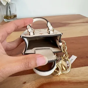 NWT Coach‎ North/South Mini Tote Bag Charm With Star Print thumbnail 5