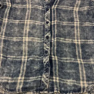 Bella Dahl Women’s Blue Plaid Button Down Shirt - Size XS thumbnail 3
