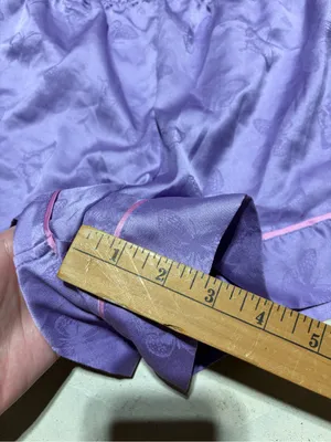 Victoria’s Secret Purple Satin Butterfly Pajama Shorts medium thumbnail 4
