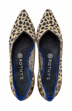 Rothy’s The Point Leopard Print Flats Size 8 thumbnail 1