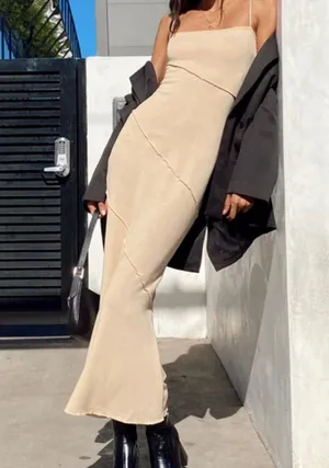 Princess Polly Cream Maxi Dress thumbnail 1