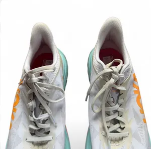 HOKA One One Carbon X 2 Men’s 12.5D Running Shoes White Orange Carbon Plate Road thumbnail 5