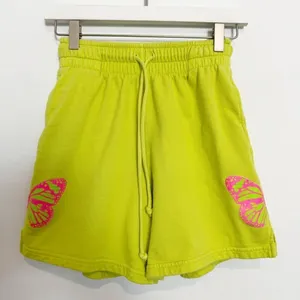 Frankies Bikinis Burl Shorts Size Small‎ Pink Butterfly Sweatshort Forest Fairy thumbnail 3