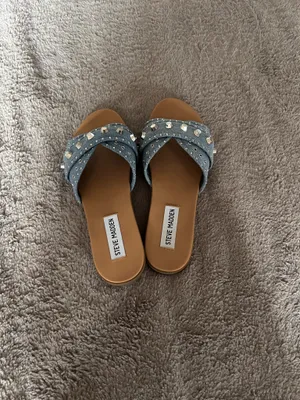 Steve Madden Kayra Denim slides thumbnail 2