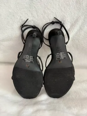 INC Black Butterfly Beaded Heels NWT Whimsigoth Fairycore Size 6.5 thumbnail 5