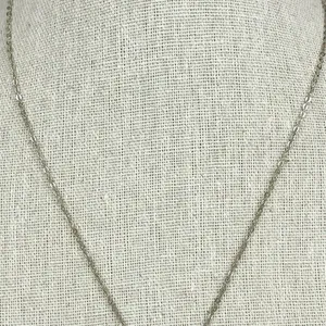 Claire’s Rhinestone Cat Kitten Pendant Charm Silver Tone Chain Link Necklace thumbnail 6
