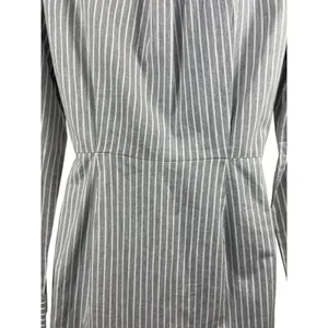 Calvin Klein Long Sleeve Button Up Dress Shirt Dress Sz 2 With Front Tie Waist thumbnail 5
