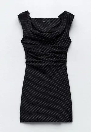 ZARA Pin Stripe Mini Dress thumbnail 1