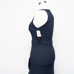 Betsy & Adam - Arielle Scuba Crepe Ruffle‎ Slit Gown thumbnail 11