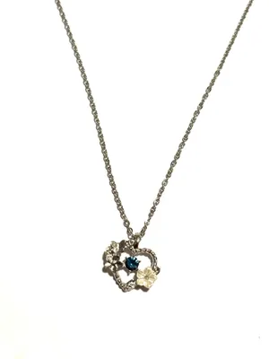 Heart charm Necklace Silver thumbnail 2