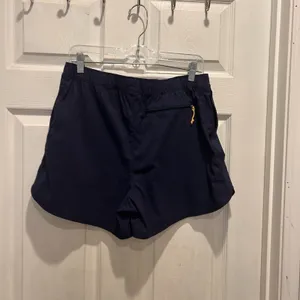 The North Face Class V 4" Pull-On Shorts‎ Women's Sz Large Navy Blue Pockets thumbnail 6