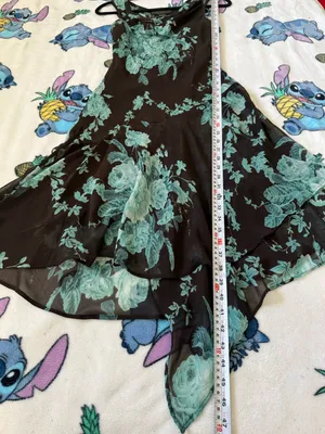 Vintage Y2k Connected Apparel Floral Beaded Dress S Whimsigoth Fairycore 90s thumbnail 9