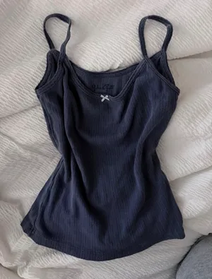 Brandy Melville Skylar Navy Tank thumbnail 2