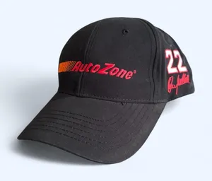 AutoZone Kenny Wallace #22 NASCAR Baseball Cap Hat Winners Circle Black Red Racing Streetwear Graphic #Motorsport thumbnail 1