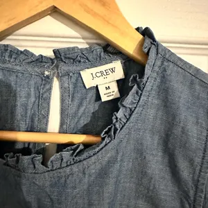 J. Crew Factory Chambray Sleeveless top. thumbnail 3