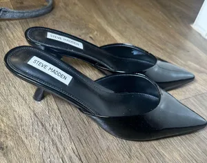 Black Steve Madden slip heels thumbnail 2
