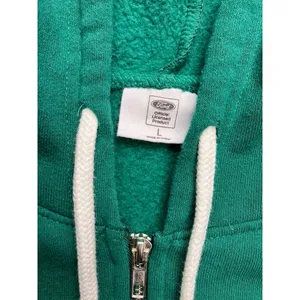 Ford Bronco Zip Hoodie Womens Large Green Holiday Logo Relaxed‎ Greyson Threads thumbnail 3