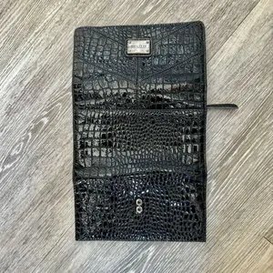 Kenneth Cole Reaction black patent leather wallet thumbnail 7